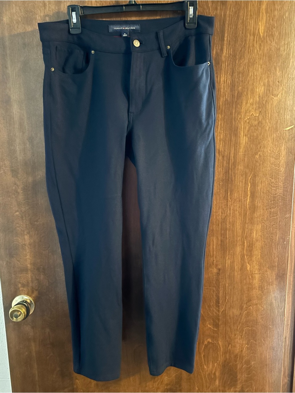 Tommy Hilfiger Men's Dark Navy Straight Jeans